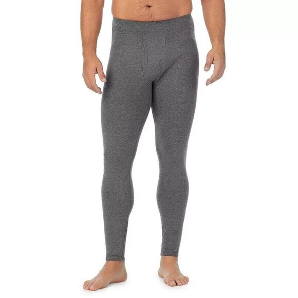Mens Cuddl Duds Midweight Cottonwear Performance Base Layer Pants Grey Size XXL - Picture 1 of 10